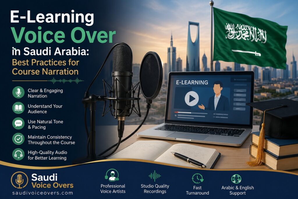 E-Learning Voice Over in Saudi Arabia